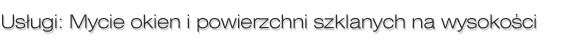 Mycie okien i powierzchni szklanych